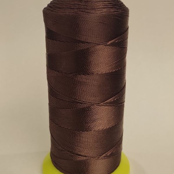Bobină cu fir pentru handmade, nailon maro, diametrul 0,6 mm