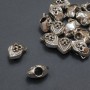 Mărgea «Leu» în stil Pandora, diametrul 12,5×8 mm, diametrul găurii 4 mm, ambalaj 20 g, 15 bucăți (+ -)