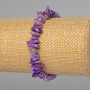 Brățară din charoit, fragmente de piatră naturală, diametru 8x2 mm, lungime 18 cm (elastic)