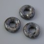 Mărgea Pandora din labradorit, piatră naturală, diametrul 15x5 mm, diametrul orificiului 5,2 mm+