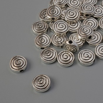 Inserție pentru mărgele, diametru 8×3 mm, gaură de 1,7 mm, ambalaj 34 bucăți, 20 g