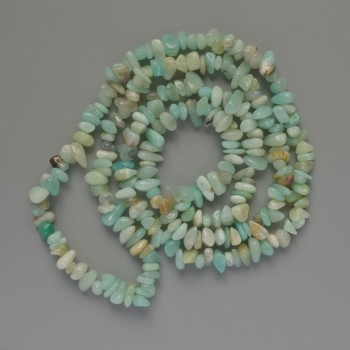 Mărgele Amazonit, piatră naturală, granule 7×3 mm, lungime 80 cm, pe fir