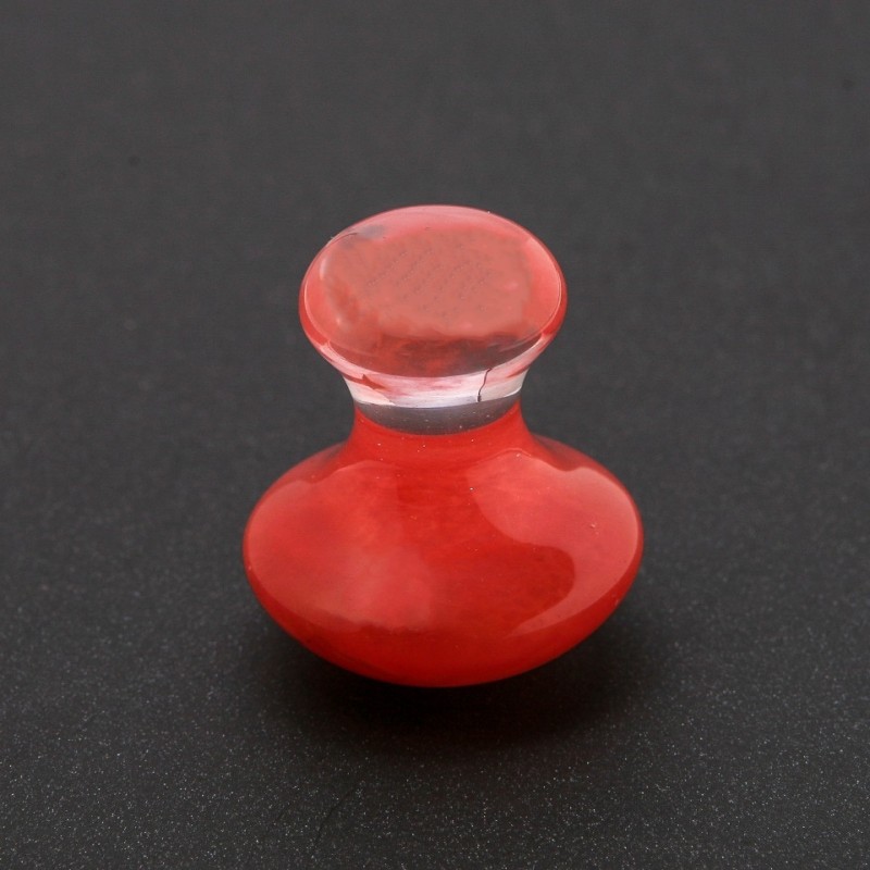 Masajer din piatră naturală chalcedon 35x40 mm