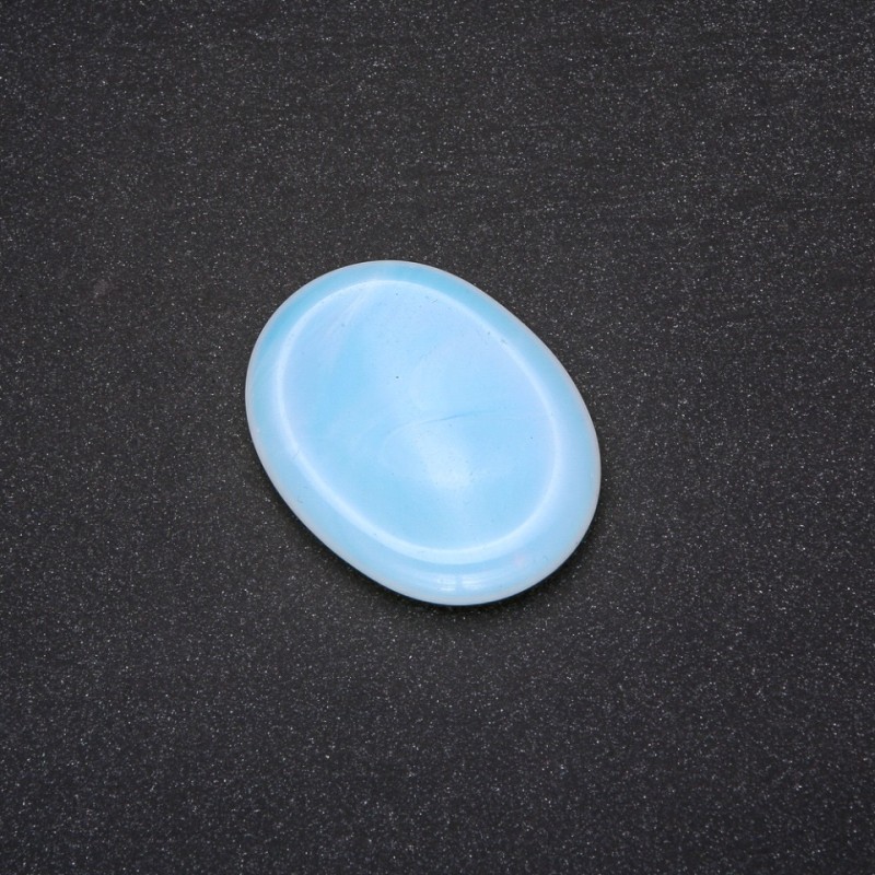 Gua sha pentru față din piatră lunară, 45,5×35,5 mm