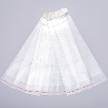 Pungă de ambalaj autoadezivă 7×31,5 cm, 100 bucăți