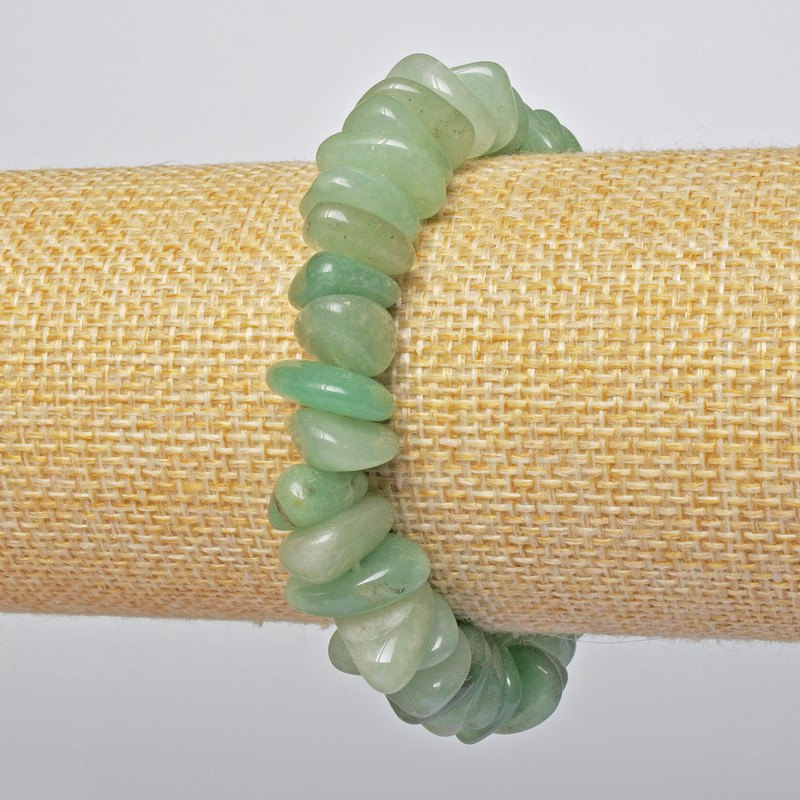 Brățară din nefrit natural, mărgele facetate, diametrul 12×5 mm ±, lungime 18 cm ± (elastic)