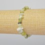 Brățară din jadit, granule de piatră naturală, diametru 6x4 mm, lungime 18 cm, pe bază elastică