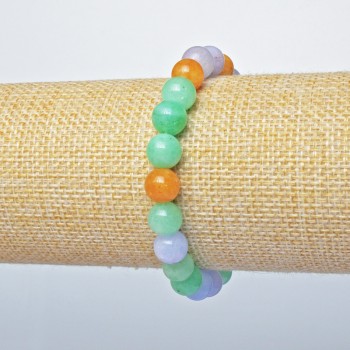 Brățară asortiment (presat) bilă netedă, diametrul 8 mm + -, lungime 18 cm + - (elastică)