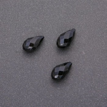 Pandantiv din agat, formă picătură facetată, 8x12,5 mm