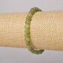 Brățară din jadeit natural, cuburi tăiate, diametru 5,5 mm, lungime 18 cm ± (elastic)