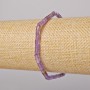 Brățară din ametist natural, piatră tăiată, diametrul 4×4 mm, lungime 18 cm, extensibilă