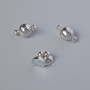 Închizătoare magnetică, diametru 14×8 mm, culoare argintie a metalului, 1 buc.