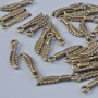 Pandantiv «Pene», diametrul 16×3,5 mm, diametrul găurii 1,4 mm, ambalaj 33 buc +/- culoare bronz a metalului
