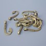 Pandantiv „Cârlig”, diametrul 30x14 mm, diametrul găurii 2,8 mm, set 13 buc. ± culoare bronz a metalului
