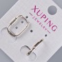 Cercei Xuping, diametru 16x3 mm, placare cu rodiu