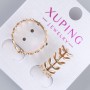 Cercei Xuping, diametrul 18x8 mm, placare cu aur 18K