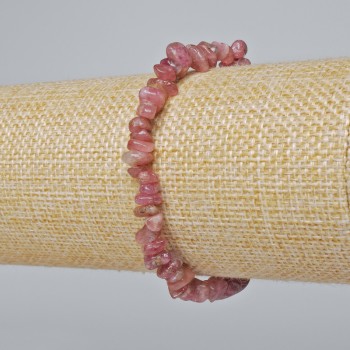 Brățară din turmalin natural, fragmente de piatră, diametrul 6×3 mm ±, lungimea 18 cm ± (elastic)