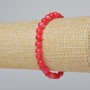Brățară din turmalin artificial, mărgele netede de 6 mm, lungime 18 cm, elastică