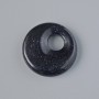 Pandantiv donut aventurin Noaptea Cairo (Sintetic) piatră, diametrul 18x5 mm ±, diametrul orificiului 5 mm ±