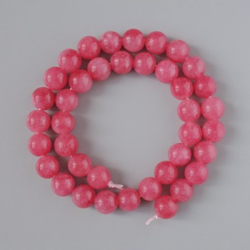 Mărgele din turmalină naturală, netede, diametru 10 mm