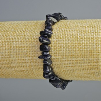 Brățară Aventurin Noaptea Cairo (din sintetic) – granule, diametrul 8x4 mm, lungime 18 cm +/- (elastic)