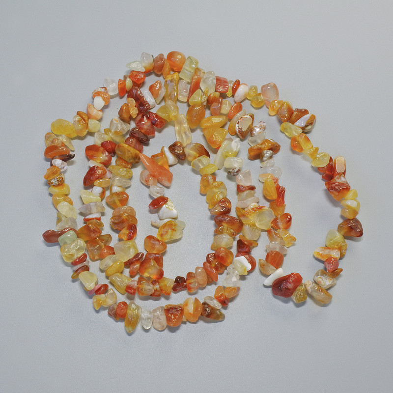 Mărgele din carneol natural, granule, diametrul 9×4 mm, lungime 80 cm, pe fir