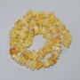 Mărgele de citrin, piatră naturală – fragmente, diametrul 11,5×4 mm, lungime 40 cm, pe fir