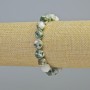 Brățară din agat mușchi, piatră naturală, mărgele tăiate, diametrul de 10 mm ± (pe elastic), lungimea de 18 cm+