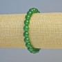 Brățară din crizopraz, piatră naturală, mărgele netede, diametru de 8 mm ± (elastic), lungime 18 cm+