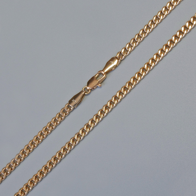Lanț Xuping placat cu aur 18K, grosime 3,5 mm, lungime 45 cm