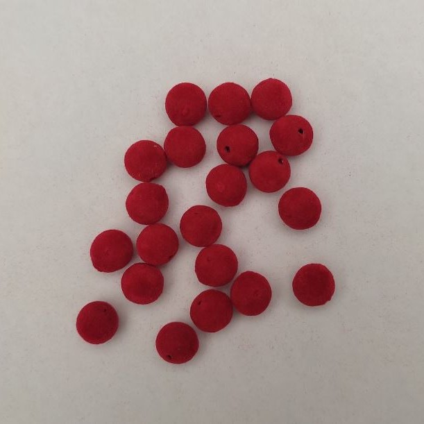Mărgea «Soc roșu», diametru 10 mm ±, pachet 40 buc