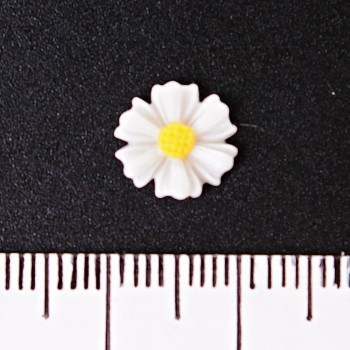 Furnitură pentru bijuterii «Margaretă», fără orificiu, 10 mm, pachet 20 buc