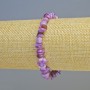 Brățară din sidef violet tonat, fragmente mici, diametru 7×2,5 mm +/- (elastică), lungime 18 cm+