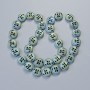 Mărgele din hematit, culoare mată camaleon, diametrul 12×4,5 mm, lungime aproximativă de 41 cm, pe șnur