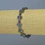 Brățară din hematit «Cruce», diametre 10x14 mm, 5x4 mm, lungime 18 cm +- (elastic)