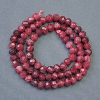 Mărgele din turmalin natural, rondel facetat, diametrul 6x4,5 mm (+/-), lungime 38 cm