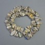 Mărgele de labradorit, piatră naturală – fragmente, diametrul 10×13 mm ±, lungime 40 cm ± pe fir
