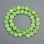 Mărgele din onix natural, sferice netede, diametrul de 10 mm, lungime aproximativă 39 cm, pe șnur