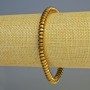 Brățară din hematit, formă rondelă, culoare aur închis, diametrul 6×3 mm, lungime 18 cm, extensibilă
