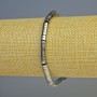 Brățară din hematit rondel, culoare argintiu, diametru 5×2 mm, lungime 18 cm, elastică
