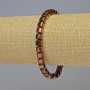 Brățară din hematit – cuburi, culoare cupru, diametru aproximativ 6x6 mm, lungime aproximativă 18 cm, elastică