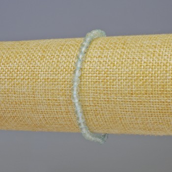 Brățară din topaz natural, mărgele facetate, diametrul de 4 mm, lungime 18 cm, pe bază elastică