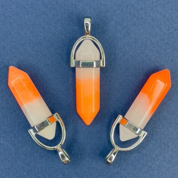 Підвіска Тонований Кварц шестиганник 40мм+