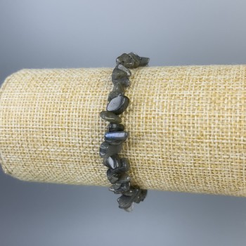 Браслет Лабрадор крихта 6х4мм+-, довжина 18см+- стрейч