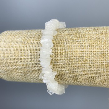 Brățară din adular – cioburi 9×3 mm, lungime 18 cm, elastică