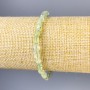Brățară din prehnit, mărgele cu fațete, diametrul 6×5 mm, lungime 18 cm, pe elastic