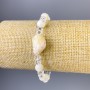 Brățară din sidef, diametrul 7 mm +/- și cristal ceh, diametrul 6x5 mm +/-, lungime 18 cm +/- extensibilă