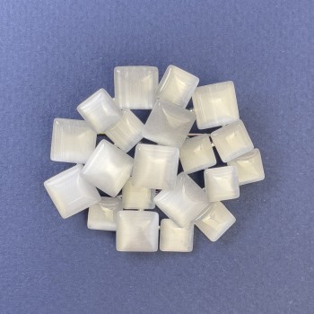 Broșă–pendulă «Accentul Ochiului Pisicii», metal argintiu 44×49 mm+