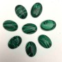Furnitură cabochon malahit (presat) 18x13 mm (+ -) preț pentru 1 bucată