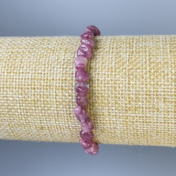 Brățară din turmalin facetat, diametrul 6–8×6–8 mm, lungime 18 cm, elastic